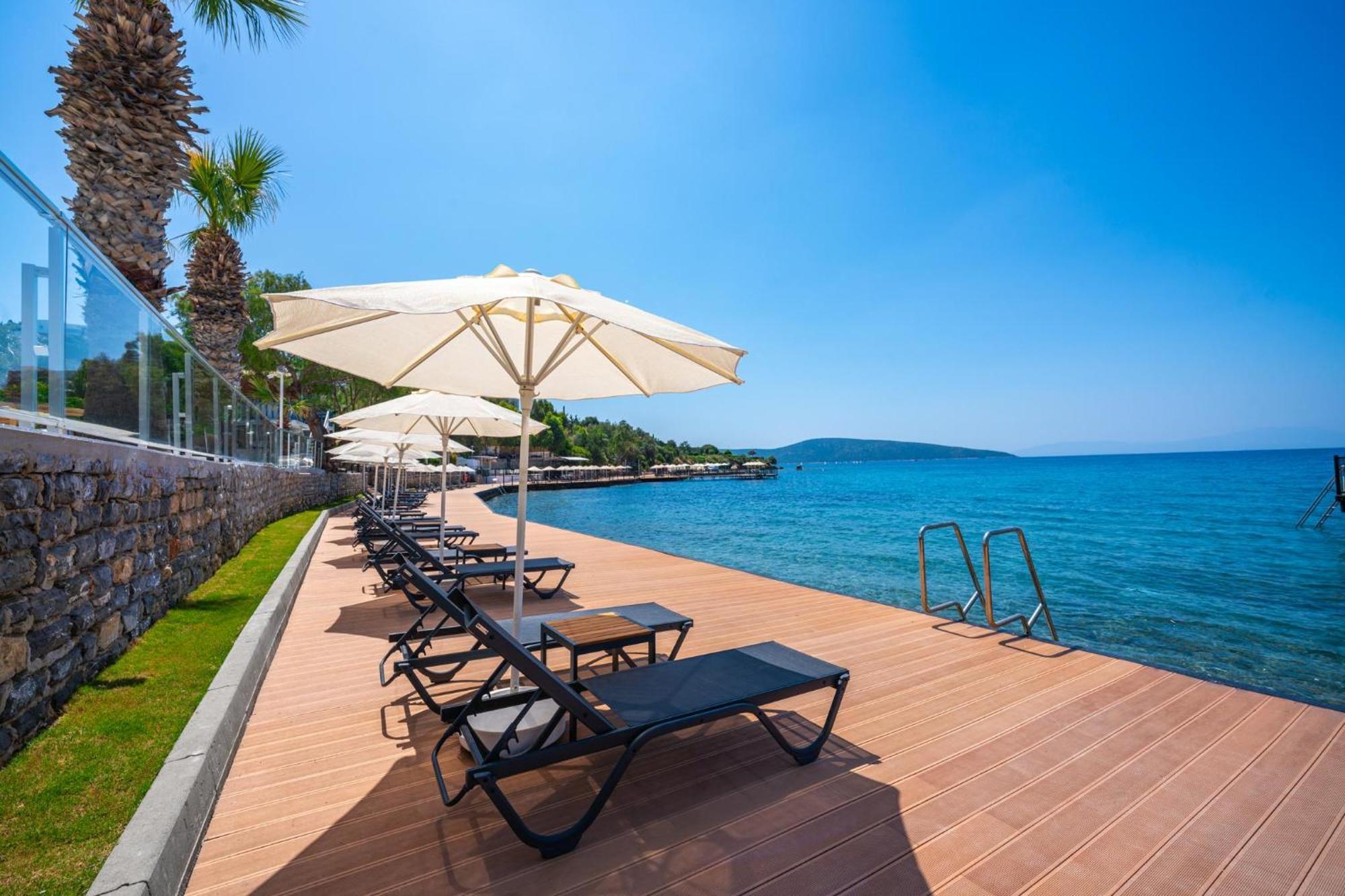 Labranda TMT Bodrum Bagian luar foto Beach at the hotel