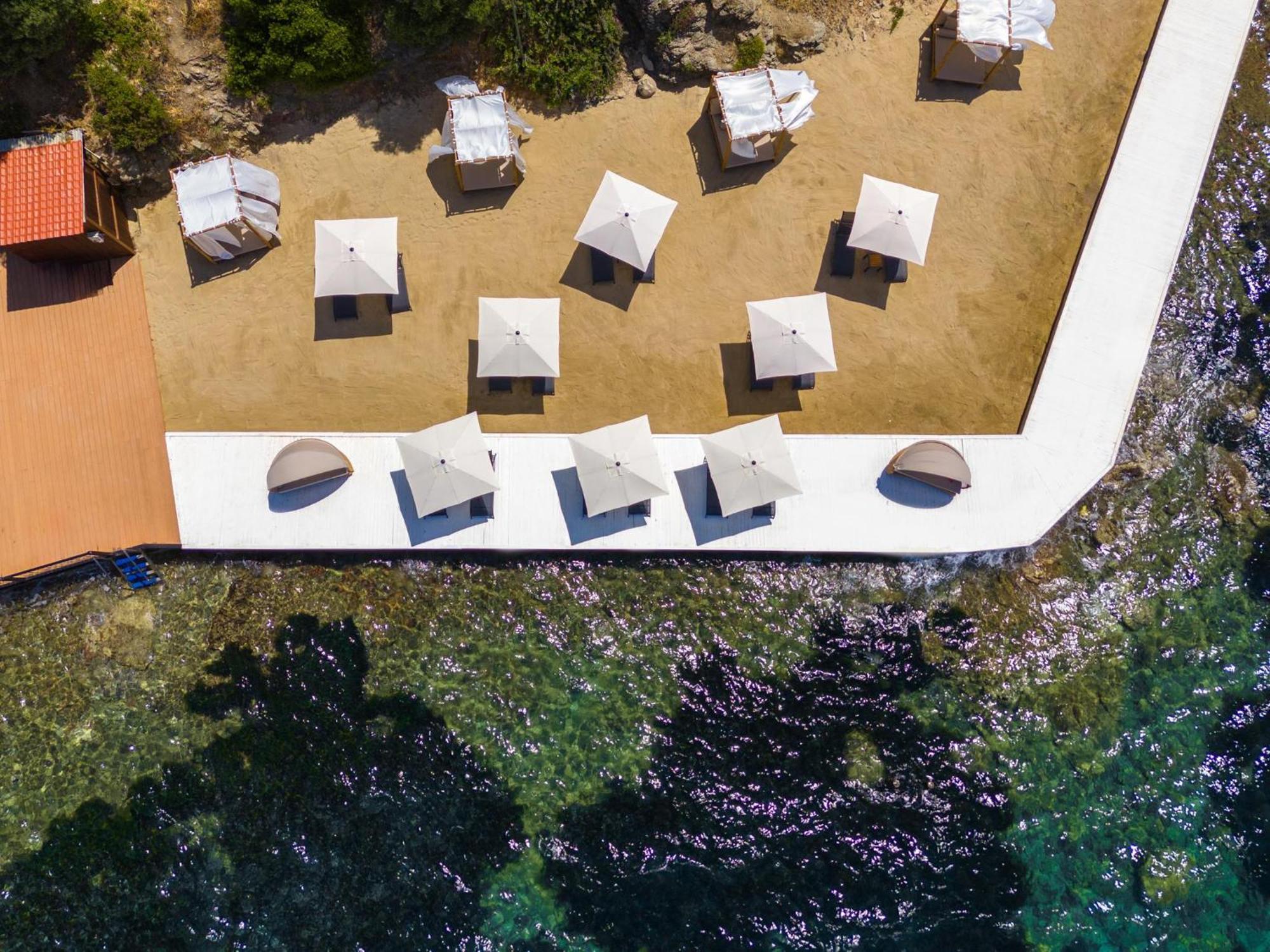 Labranda TMT Bodrum Bagian luar foto Aerial view of the beach